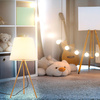 Dekorativní stolní lampa E27 bílá zlatá ELENA Sanico Goldlux