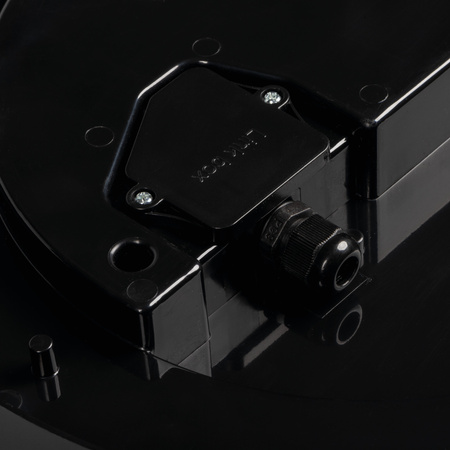 Plafond LED stropní svítidlo 24W 1800lm 4000K neutrální IP65 černá TURA KANLUX