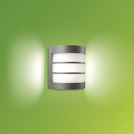 Zahradní lampa LED nástěnná lampa CALGARY myGarden E27 IP44 Antracit PHILIPS