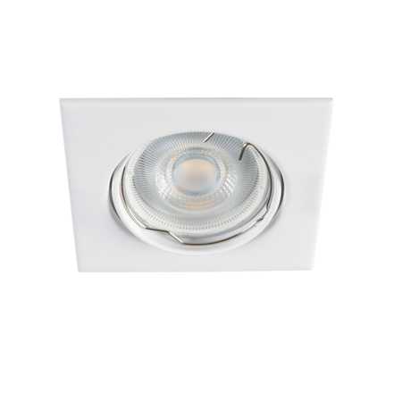 LED GU5.3 GU10 Square White Alor Kanlux Nastavitelné halogenové bodové svítidlo pro zápustnou montáž