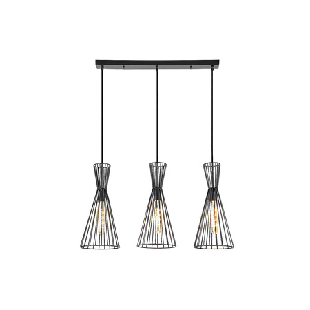 Stropní závěsné svítidlo E27 Black Industrial Leandros Rabalux