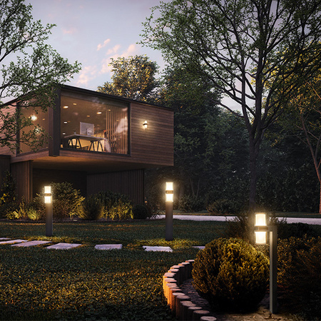 FLARE inteligentní zahradní patník 80 cm SMART+ WiFi 14W 1000lm RGB+W LEDVANCE