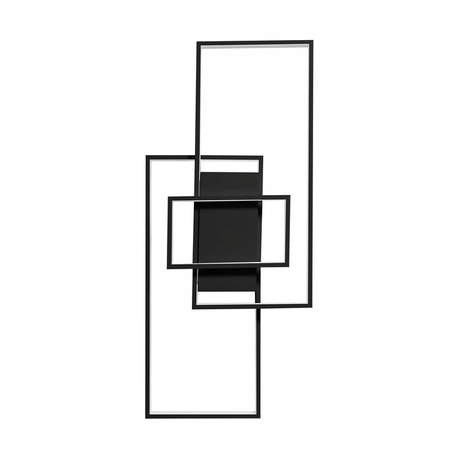 LED lustrová stropní lampa 90W CCT GALAXIS VELA černá + dálkové ovládání