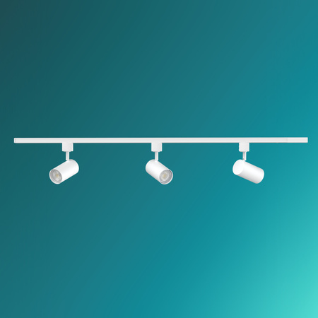 Sada závěsných světel pro autobusy 1m + 3x LED GU10 jednofázová bílá EasyLink Zilo Philips