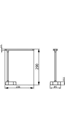LED stolní lampa TILPA 5W 5000K stmívatelná bílá PHILIPS