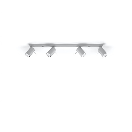 Svítidlo pro povrchovou montáž RING 4L 4xGU10 Reflektor halogenový pohyblivý Minimalistická šedá SOLLUX