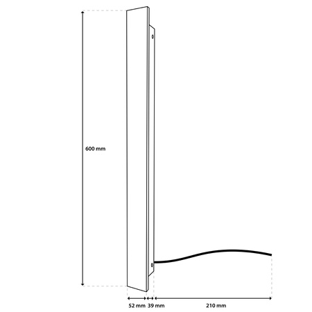 Zahradní nástěnná lampa 20W, 4000K IP65 PELIO LUMILED