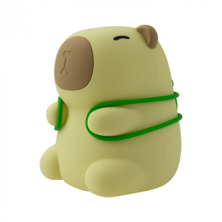 Dětské LED noční světlo 2,5W 3000K teplá bílá + RGB dobíjecí 1200mAh béžová KAPIBARA MARY'S