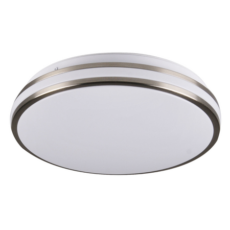 Stropní svítidlo ORBIT 30 LED stropní svítidlo 15W GOLDLUX (dříve Polux) NICKEL 1600lm 4000K