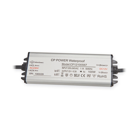 Externí instalační zdroj 12V 120W 10,0A IP67 Kobi