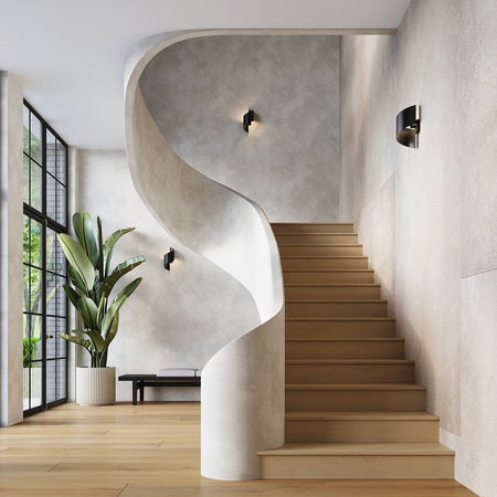 Nástěnné svítidlo TALASSA G9 Black Modern SOLLUX