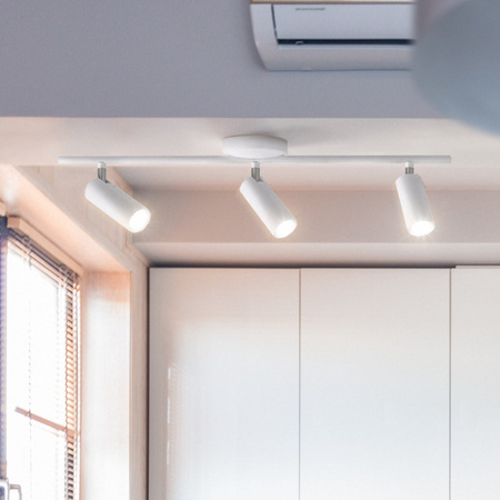 Pohyblivé a nastavitelné stropní a nástěnné svítidlo 13.5W LED GAVI 3 bílá 3000K GOLDLUX (Polux)