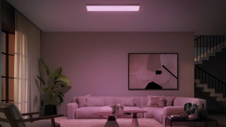 LED panel Povrchové stropní svítidlo 120x30 cm 60W 4150lm IP20 Bílá a barevná Ambiance RGB + TW White Smart SMART Zigbee Bluetooth Surimu Philips HUE