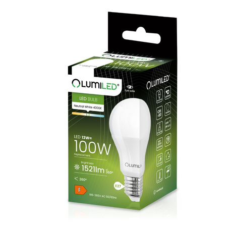 6x Žárovka LED A60, E27 6W = 50W 660lm 2200K Teplá bílá 360° Filament Kouřová Smokey LUMILED