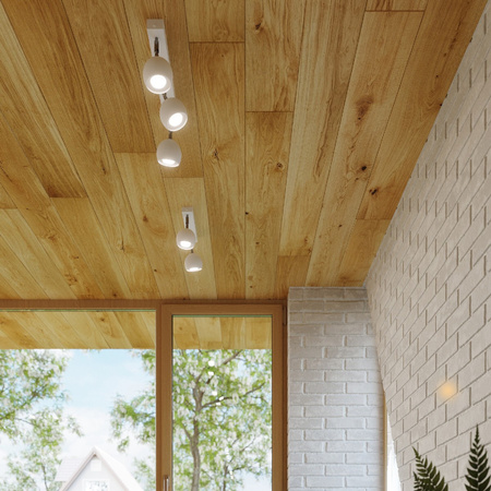 Svítidlo pro povrchovou montáž OCULARE 3L 3xGU10 Reflektor halogenový pohyblivý Minimalistický bílý SOLLUX