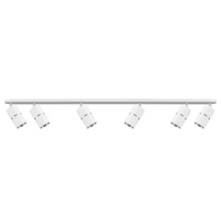 Nástěnné a stropní bodové svítidlo 6x GU10 White Silver BAMBOO Sanico Goldlux