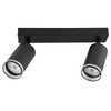 Nástěnné a stropní bodové svítidlo 2x GU10 černé PARIS Sanico Goldlux