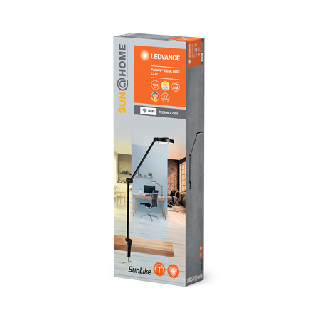 LED 15W 450lm CCT Stmívatelná černá SMART+ WiFi Sun@Home Ledvance Lamp Nightstand