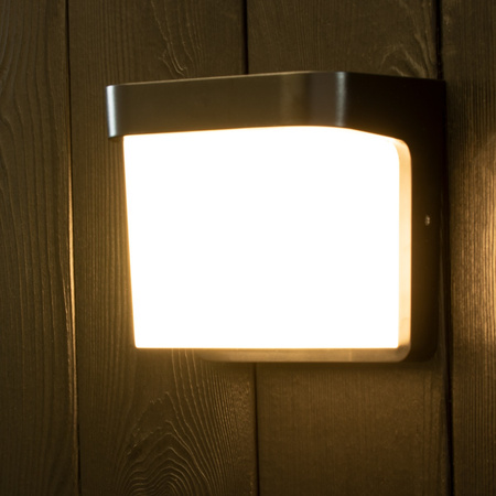 Zahradní nástěnné svítidlo E27 Elevation BLACK Square CORGI