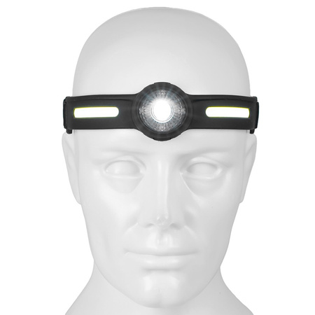 Dobíjecí čelovka COB + XPG 550lm USB-C 6 režimů VA0154 Vayox