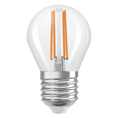 LED žárovka P45 Ball E27 3,8W = 60W 806lm 2700K Warm 320° 213lm/W CLASSIC ENERGETIC EFFICIENCY Osram