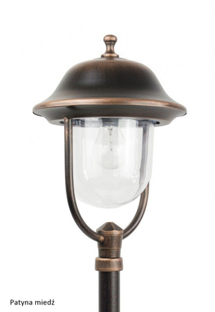 Venkovní stojící POST zahradní lampa Prince K 5002/2/O E27 117cm Su-Ma