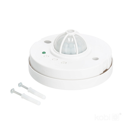 Stropní detektor pohybu a soumraku PIR LX06 360ST KOBI