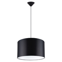 NOVA 40 E27 Black Minimalistické stropní závěsné svítidlo SOLLUX