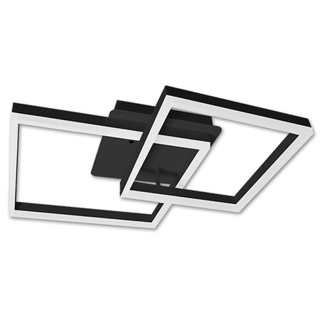 LED lustrová stropní lampa 70W CCT GALAXIS HERCULES černá + dálkové ovládání