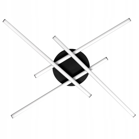 Geometrické stropní svítidlo PLAFON LED lustr MODENA GRANDO 34W 4000K černá