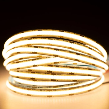 LED pásek COB, 12V 250W 9600LED NEON Teplá bílá 8mm 25m LUMILED