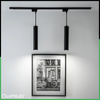 Závěsné závěsné svítidlo Rail 29cm Reflector GU10 LED SOPLO Black LUMILED