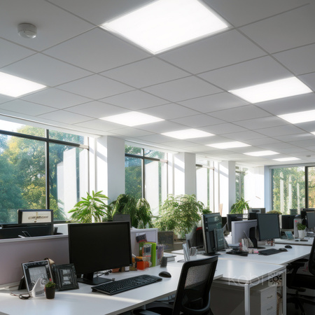 Povrchový LED panel 28W 3360lm 4000K 120° neutrální bílá kazeta 60x60cm Capri Pro Kobi
