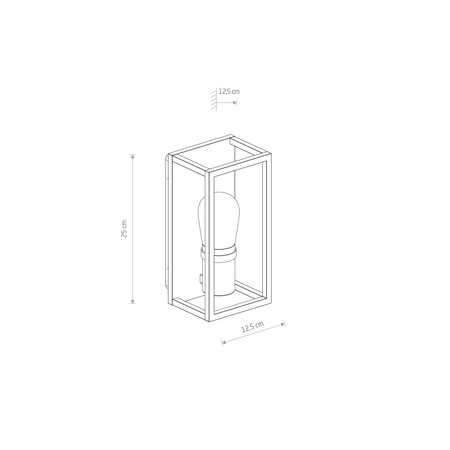 MARGOT 10504 Nowodvorski Venkovní nástěnné svítidlo E14 Graphite Svítidlo pro povrchovou montáž Vodotěsné IP54 Industrial MARGOT 10504 Nowodvorski