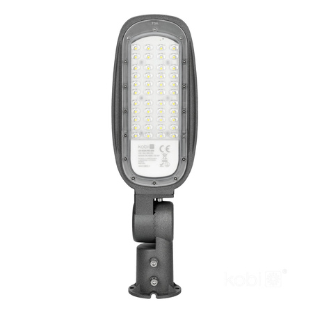 Pouliční svítidlo LED Industrial Road Luminaire 40W 5600lm 4000K neutrální bílá IP66 IK08 šedé Vespa Kobi