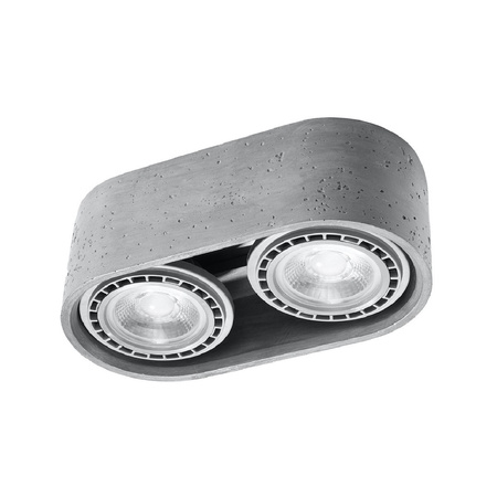 Povrchová montáž BASIC 2 2xGU10 ES111 Spot Grey SOLLUX