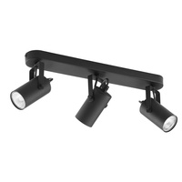 REDO BLACK bodové reflektorové stropní svítidlo černé moderní 3xGU10 6502 TK Lighting