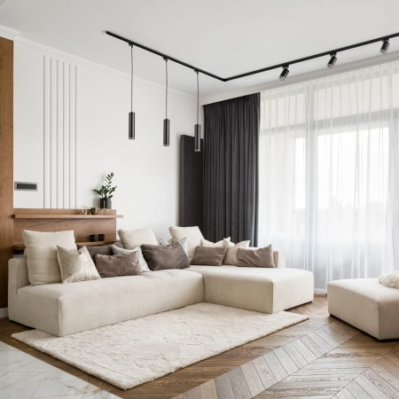 GU10 Black PARIS track reflektor Sanico Goldlux