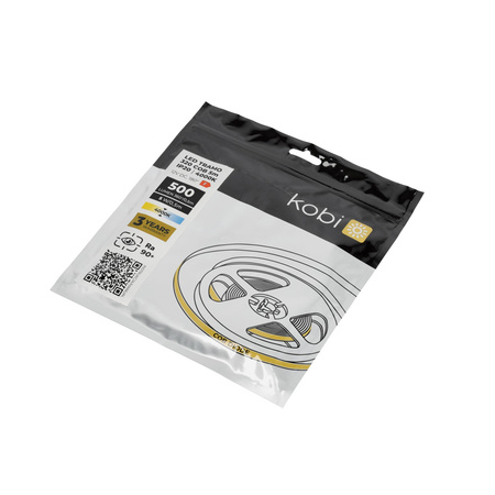 LED pásek 5W 500lm 4000lm Neutral 1600LED 12V 5m CRI90 Tramo Premium Kobi