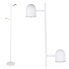 Stojací lampa 7W 2x LED RAWI bílá 3000K GOLDLUX (Polux)
