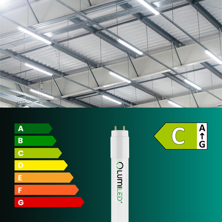 LED Zářivková trubice G13, T8 24W 160lm/W 4000K 150cm Neutrální bílá LUMILED