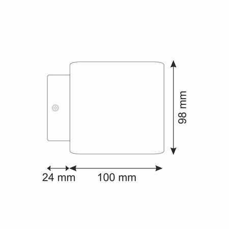 Nástěnné svítidlo LED 1xG9 IZAR GOLDLUX (Polux) Hliník NIKIEL
