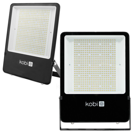 Venkovní LED reflektory Zahrada 300W 45200lm 5000K Neutrální 60° Stmívatelné IP65 IK08 Černá US Kobi