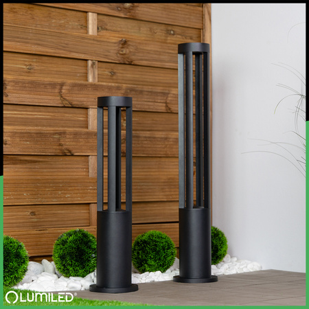 Venkovní zahradní lampa 12W, LED sloupek 60cm 4000K QUERO LUMILED