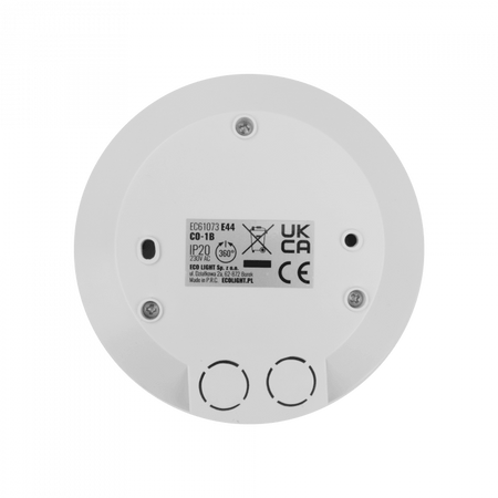 Senzor pohybu a soumraku PIR Povrchová montáž Stropní bílý 3m 360° CO Ecolight