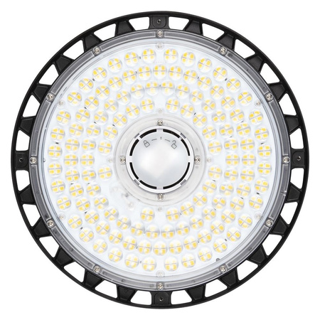 LED průmyslové svítidlo 147W 22000lm 4000K neutrální se soumrakovým senzorem pohybu černé IP65 IK08 High Bay Gen 4 Ledvance