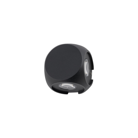 Zahradní lampa Nástěnná lampa PATRAS LED 9115 IP54 4x1W 3000K Černá Nowodvorski