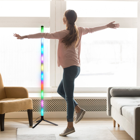 LED stojací lampa 5W 360° bílá stmívatelná Lolly Sanico Goldlux