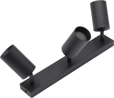 Stropní svítidlo 3x GU10 SPOT LED svítidlo QUALIS III Black