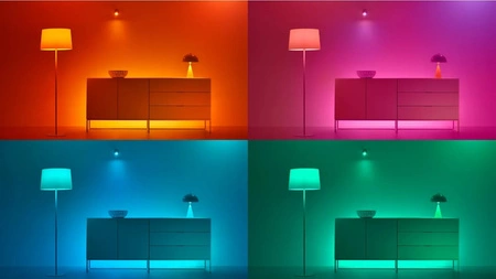 LED žárovka E27 A60 6,3W = 40W CCT + RGB FILAMENT SMART WiFi WiZ